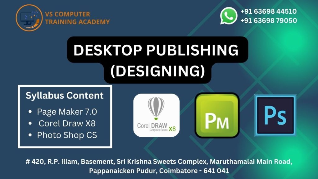 Desktop Publishing (Designing) Course