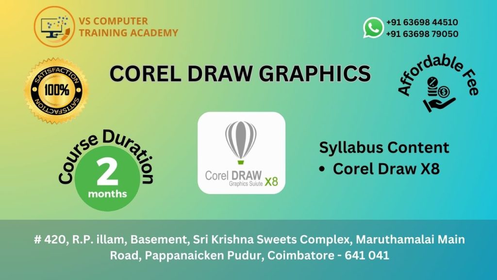 Master Corel Draw Graphics at VS Training Academy