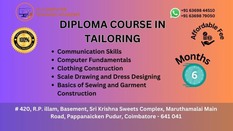 Diploma Course in Tailoring