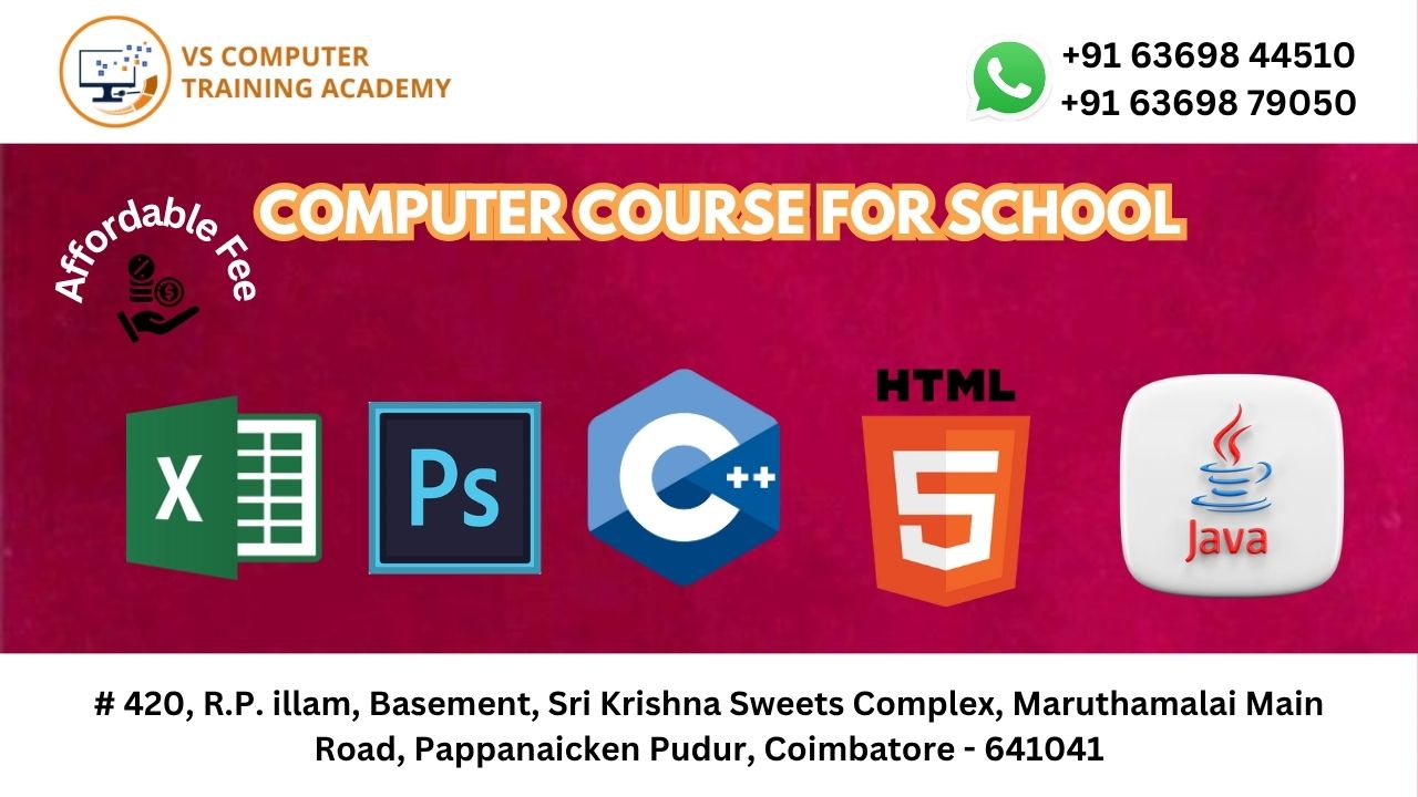 COMPUTER COURSE FOR SCHOOL