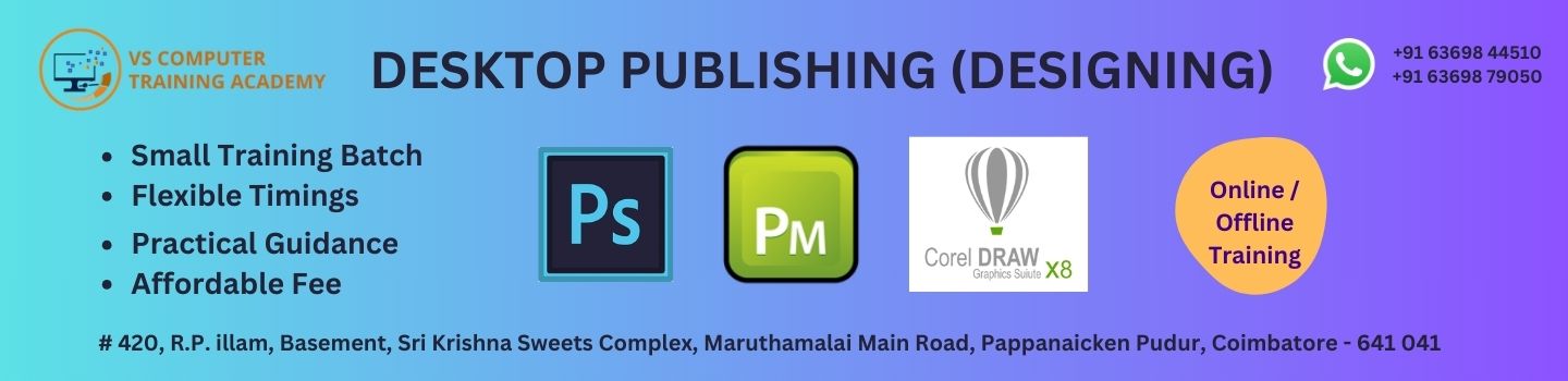 DESKTOP PUBLISHING (DESIGNING)